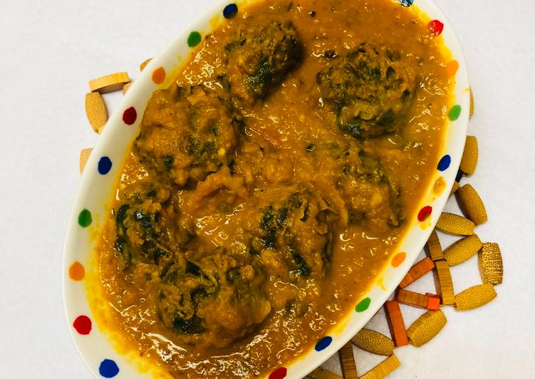 Steps to Make Quick Palak kofta curry