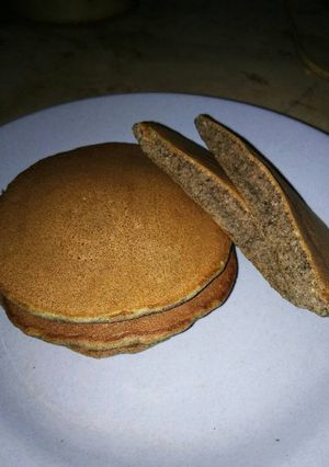 Foto resep Pancake ketan item #RendahKalori #RendahLemak