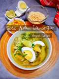 Soto Ayam Lamongan dengan Koya