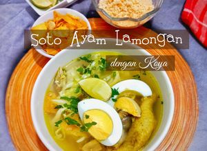 Foto resep Soto Ayam Lamongan dengan Koya