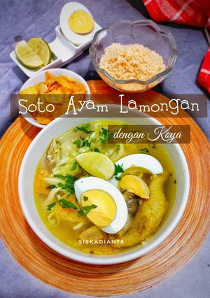 Foto resep Soto Ayam Lamongan dengan Koya