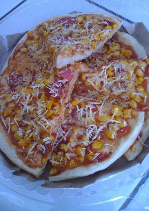 Foto resep Pizza No knead ekonomis sayang kantong 😁