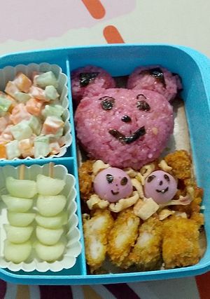 Foto resep Bekal sekolah anak TK #part 4 (Pinky Rice) Nasi goreng