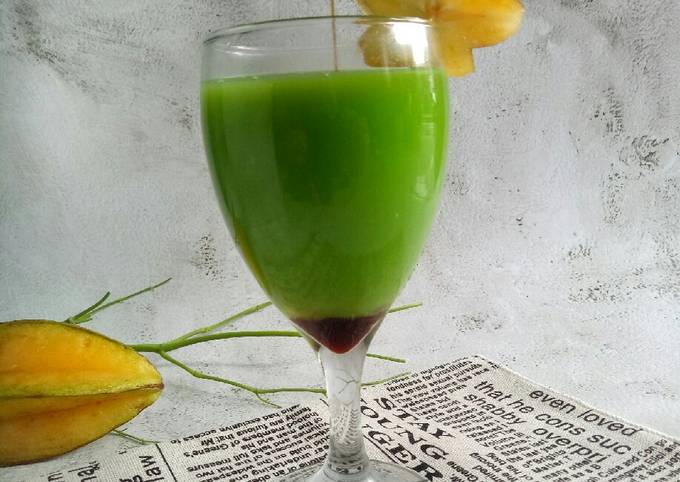 Jus belimbing daun kelor