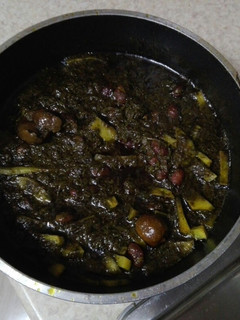 عکسی از دستور قرمه سبزی 😋