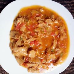 Stewed Soya Chunks A picture of Stewed Soya Chunks.