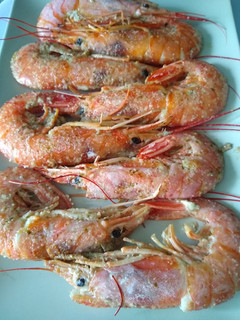Una foto de Langostinos al horno
