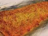 salmon breadcrumb bake