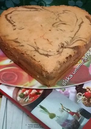 Foto resep Bolu marmer nutrijell strawberry