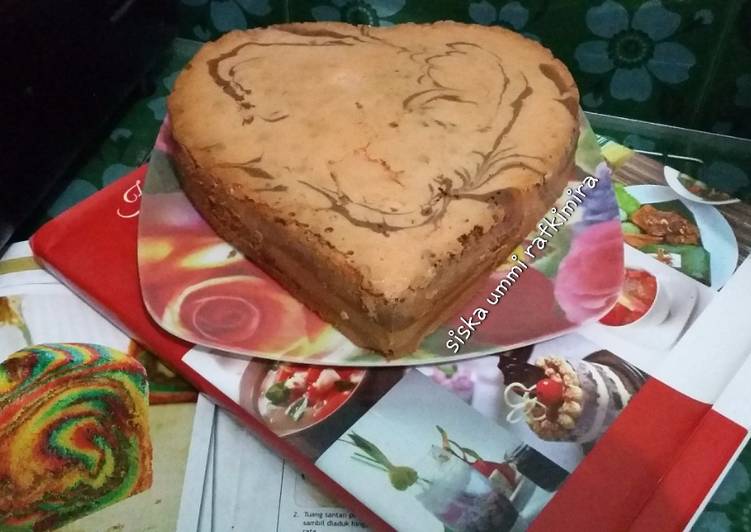 Bolu marmer nutrijell strawberry