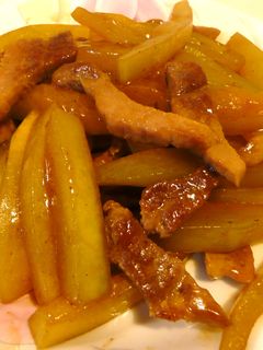 西瓜皮炒肉絲 的食譜成品照片