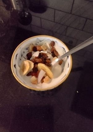 Una foto de Yogur con Frutos Secos