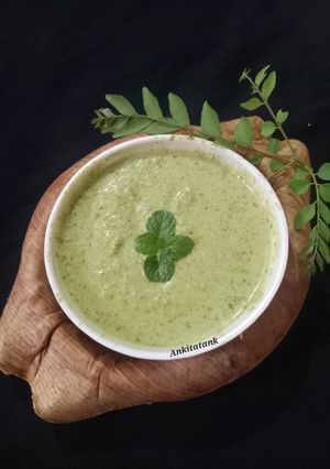 A picture of Farali chutney.
