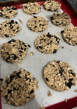 Una foto de Galletitas de avena sanas - crujientes
