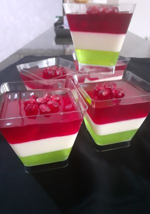 عکسی از دستور ژله پاناکوتا با تم یلدا