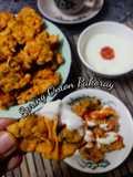Spring Onion Pakoray (With Garlic Sauce)