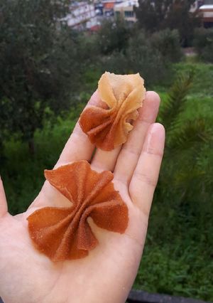 صورة لوصفة خبز مقلي على شكل فراشة 🦋😍