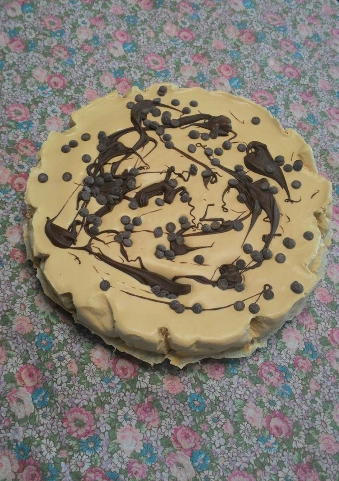Una foto de Torta helado café