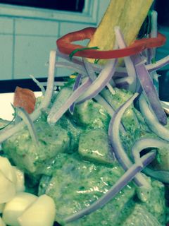 Una foto de Ceviche al cilantro 