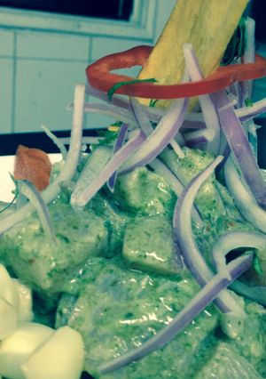 Una foto de Ceviche al cilantro