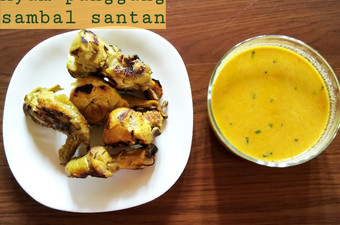Resep Ayam panggang sambal santan Simpel