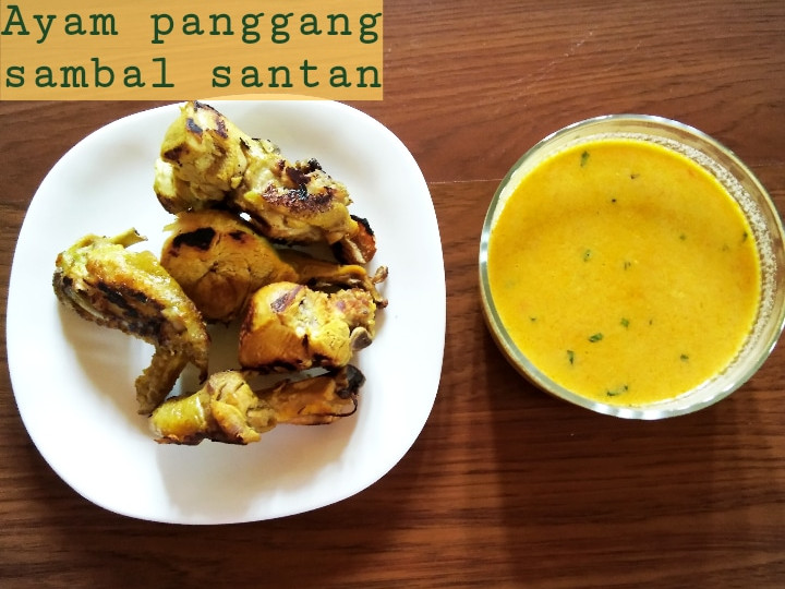 Resep Ayam panggang sambal santan Simpel