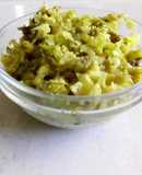Cabbage capsicum poriyal