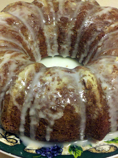 A picture of Plum Nutty Cake.