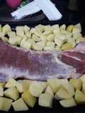 Cima de cerdo al horno