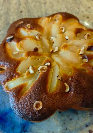 Une photo de Gâteau moelleux d'automne aux poires
