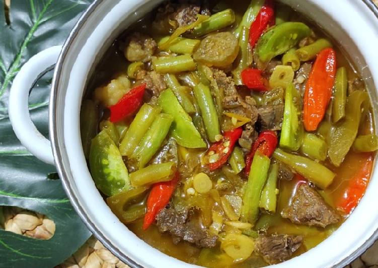 Resep Unik Asem Asem Daging Sedap Nikmat