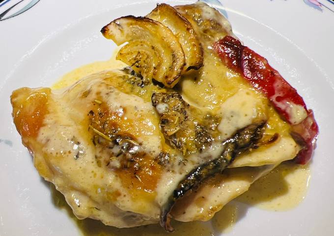 Recipe of Quick Creamy Baked Dijon Chicken 🐔