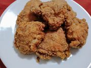 A picture of mayonnaise fried chicken