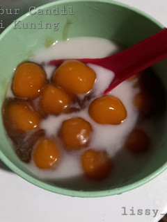 Foto resep Bubur Candil Ubi Kuning (Bubur Biji Salak)