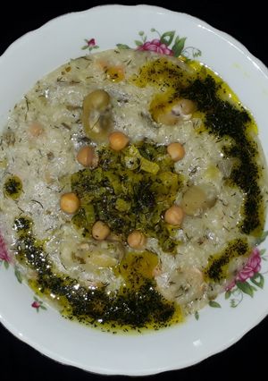 عکسی از دستور آش دوغ گیلانی