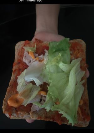 Foto resep Roti gandum tuna saos tomat dan mayonaise