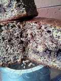 Torta🥧 de mandarina🍊 y plátano🍌 maduro con trocitos de chocolate🍫