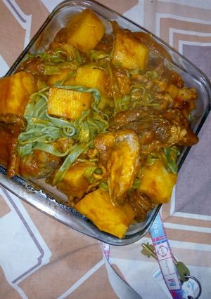 Una foto de Fideos verdes