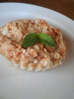Una foto de Tarta crumble de manzana (vegana)