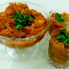 A picture of Green Gourd & potato (lauki)Bhartha.