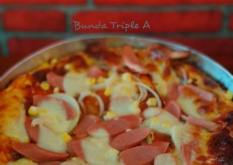 Pizza with saos bolognese homemade 🍕