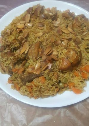 صورة لوصفة كبسه بالدجاج
