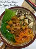 Mie Wortel Lobak Tongcai Bumbu Topping Mie Ayam