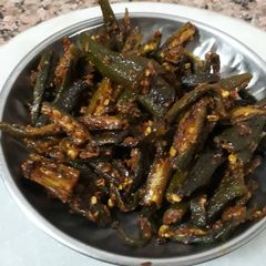 A picture of Masala Bhindi.