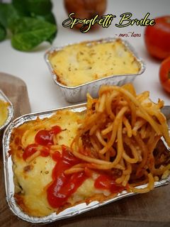 Foto resep Spaghetti Brulee (dg Air Fryer)
