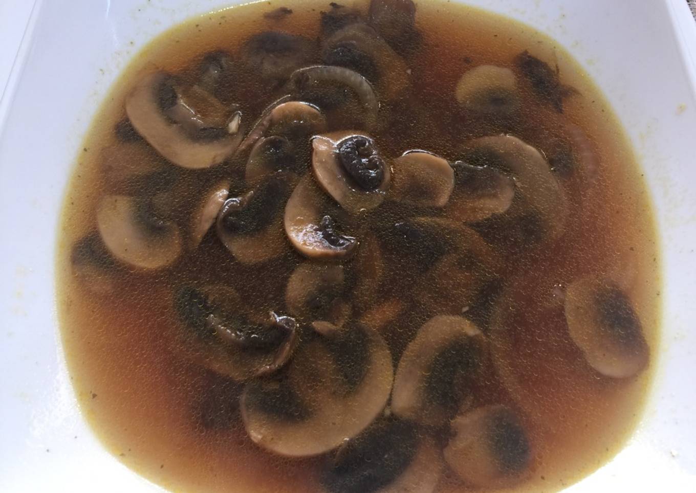 Sopa de Champiñones a la Jillo al estilo Sonorense