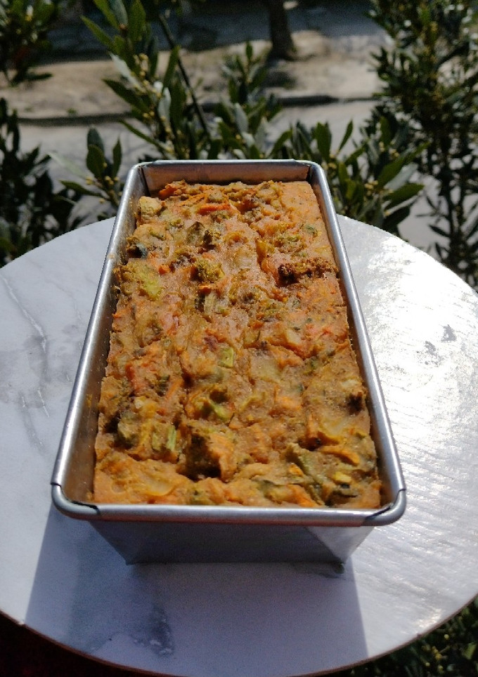 Una foto de Budín integral y vegano de verduras. ♥️
