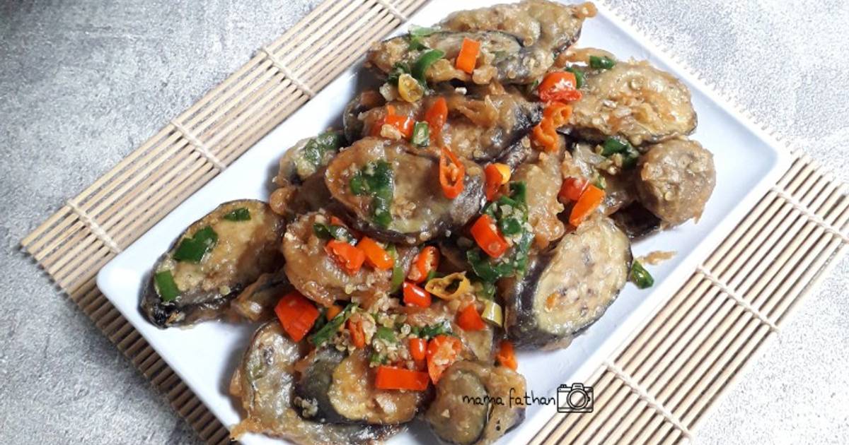 Resep Terong Crispy Cabe Garam Oleh Mama Fathan Cookpad