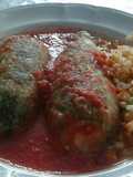 Calabacitas rellenas de queso