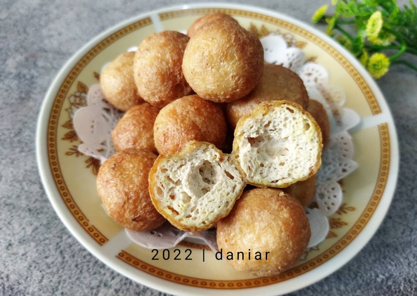 Tahu Bulat (Tanpa Baking Powder Tanpa Telur)